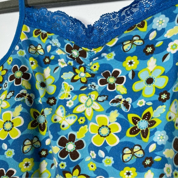 Arizona Floral Girls Camisole with built in shelf bra. Size M(10/12). - Picture 2 of 5